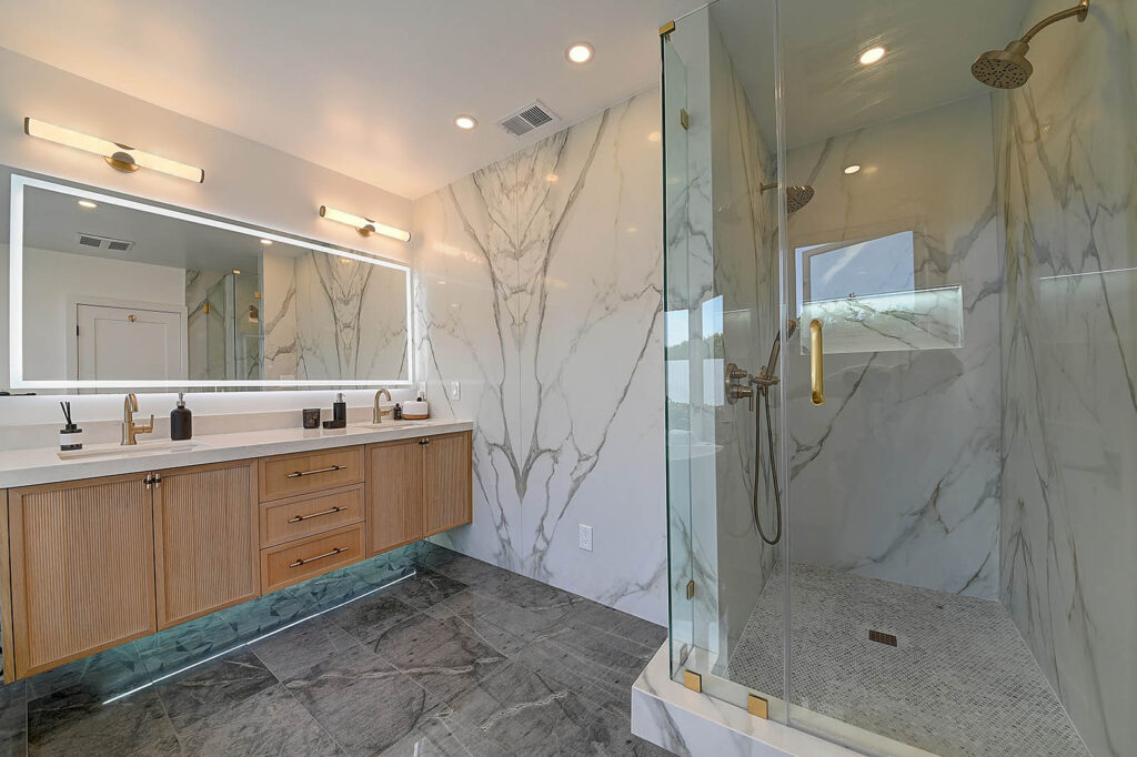Primary Bedroom and Bathroom
