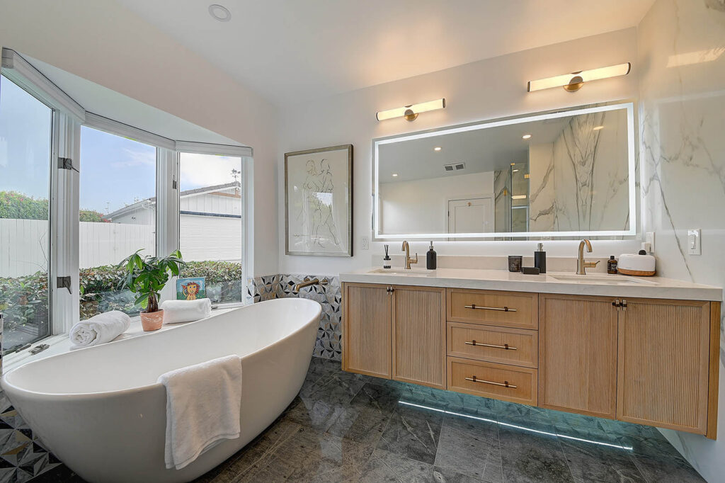 Primary Bedroom and Bathroom