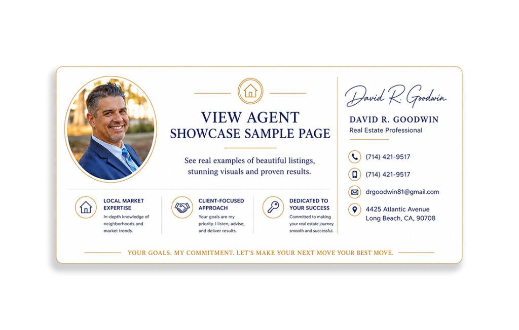 Real Estate Agent Sample Page